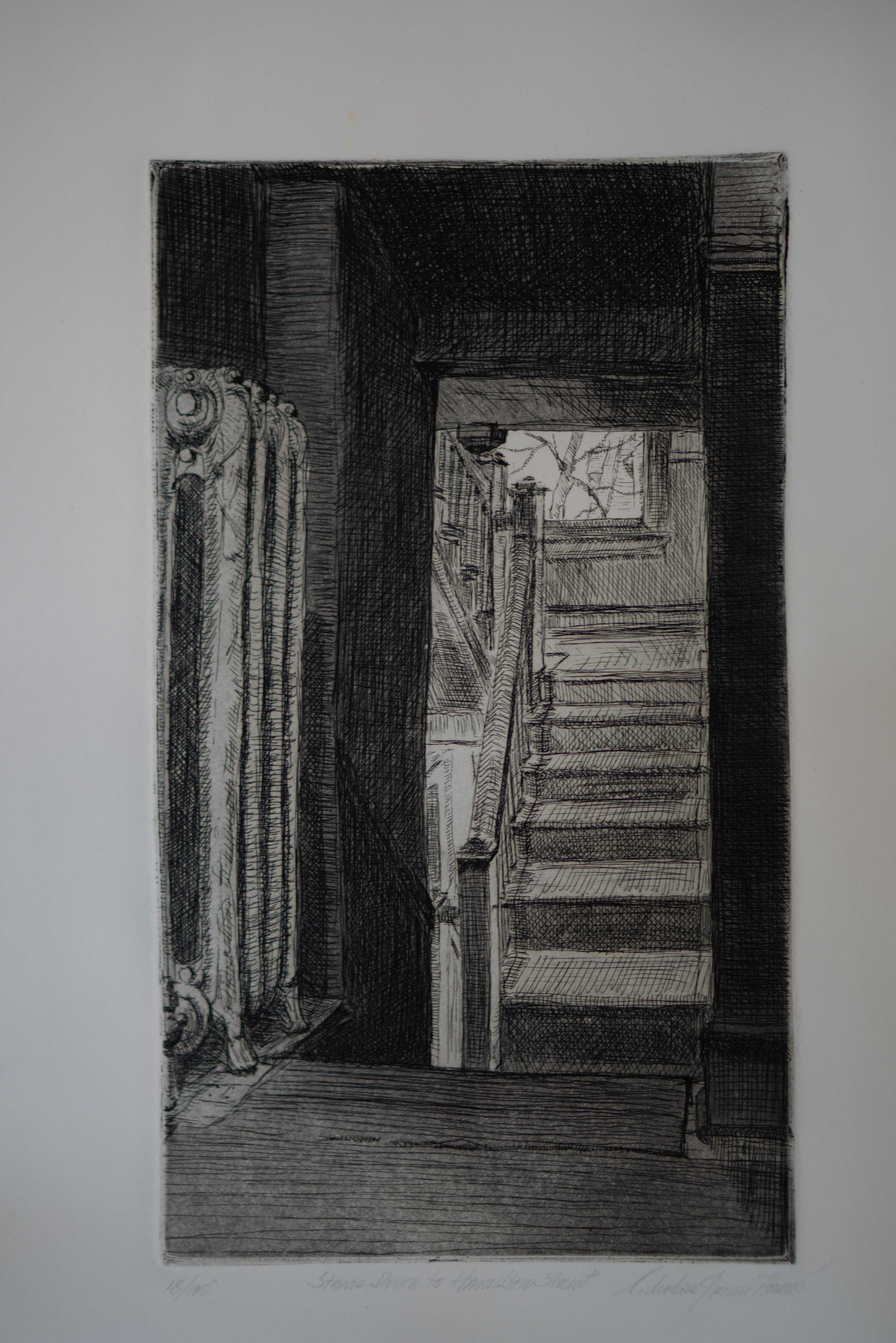 Stairs Down to Hamilton Street